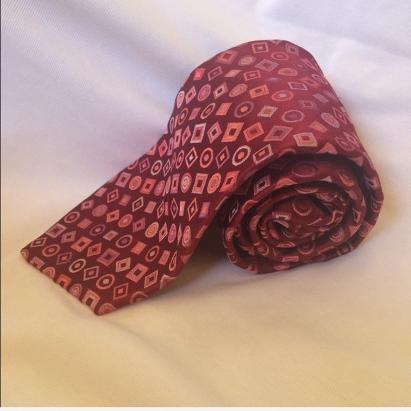 Ted Baker London Burgundy Geometric Embroidered - Picture 2 of 6